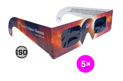 Picture of Solar eclipse glasses - 5 pack