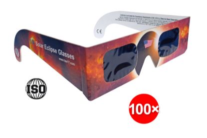 Picture of Solar eclipse glasses - 100 pack