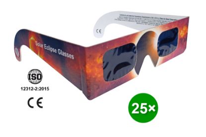 Show details for Solar eclipse glasses - 25 pack Picture of Solar eclipse glasses - 25 pack