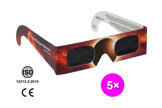 Picture of Solar eclipse glasses - 5 pack